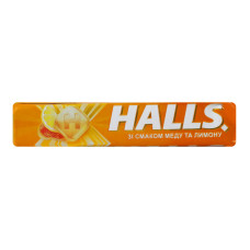 Карамель льодяникова зі смаком меду та лимону Halls м/у 25.2г
