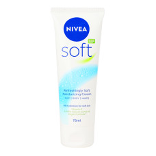 Крем для обличчя рук та тіла інтенсивний зволожуючий Soft Nivea 75мл