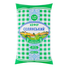 Кефір 1% Селянський м/у 900г