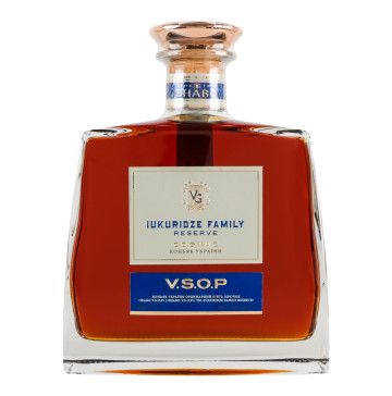 Коньяк 0.7л 40% ординарний 5 зірок VSOP Iukuridze Family Reserve Shabo пл