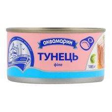 Тунець філе Аквамарин з/б 185г