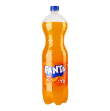 Напій безалкогольний сильногазований соковмісний на ароматизаторах Orange Fanta п/пл 1.75л