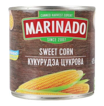 Кукурудза цукрова Marinado з/б 410г