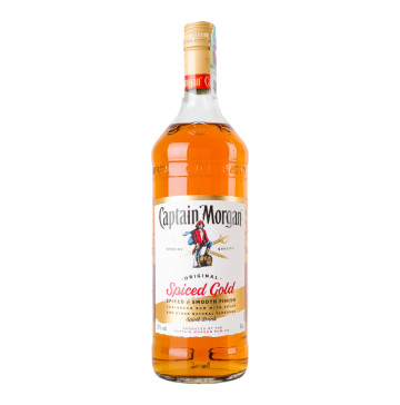 Напій алкогольний 1л 35% на основі карибського рому Spiced Gold Original Captain Morgan пл