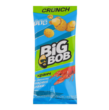 Арахіс смажений солоний в хрусткій оболонці Варені раки Crunch Big Bob м/у 55г