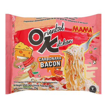 Локшина швидкого приготування Карбонара зі смаком бекону Mama м/у 85г