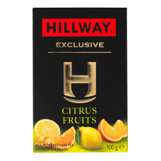 Чай чорний байховий листовий Citrus fruits Exclusive Hillway к/у 100г