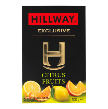 Чай чорний байховий листовий Citrus fruits Exclusive Hillway к/у 100г