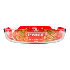 Форма скляна овальна 30x21x6см 2.2л №345B000/8044 Essentials Pyrex 1шт Форма скляна овальна 30x21x6см 2.2л №345B000/8044 Essentials Pyrex 1шт