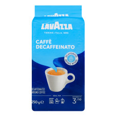 Кава натуральна смажена мелена Caffe Decaffeinato Lavazza в/у 250г