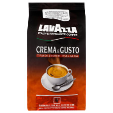 Кава натуральна смажена в зернах Tradizione Italiana Crema e Gusto Lavazza м/у 1кг