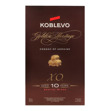 Коньяк марочний групи КС XO Golden heritage Koblevo 40% к/у 500мл