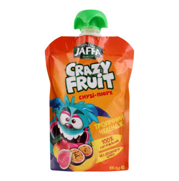 Смузи-пюре Тропічний челендж Crazy Fruit Jaffa д/п 100г