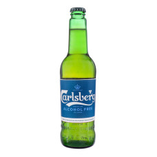 Пиво 0.45л 0.5% світле безалкогольне Alcohol Free Сarlsberg пл