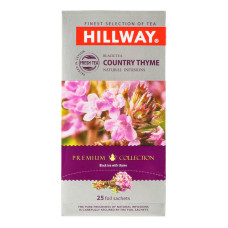 Чай чорний байховий дрібний Country thyme Hillway к/у 25х1.5г