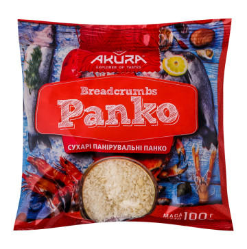 Сухарі панірувальні Panko Akura д/п 100г