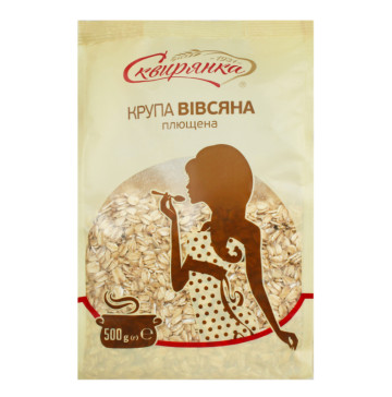 Крупа вівсяна плющена Сквирянка м/у 500г