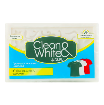 Мило господарське універсальне Clean&White Duru 120г
