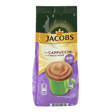Напій кавовий розчинний зі смаком лісового горіха та какао Cappuccino Jacobs м/у 500г