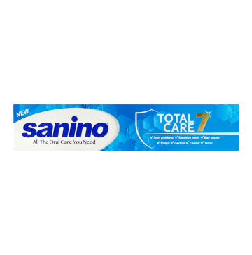 Паста зубна Комплексний догляд Total Care Sanino 50мл