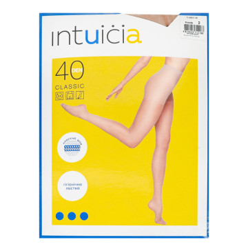 Колготки жіночі Intuicia Classic 40den 2 vizone