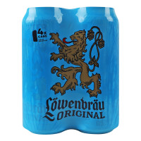 Пиво світле пастеризоване Original Löwenbräu 5.1% м/у 4х0.5л
