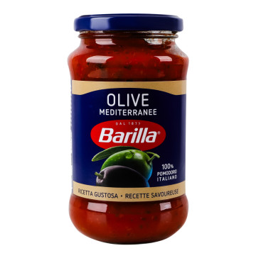 Соус томатний з оливками Olive Barilla с/б 400г Соус томатний з оливками Olive Barilla с/б 400г