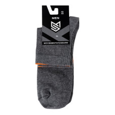Шкарпетки чоловічі MovementStandard №MS M0211S 51 42-43 сірий меланж