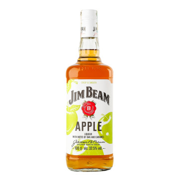 Лікер 1л 32.5% міцний Apple Jim Beam пл