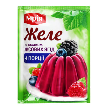 Желе зі смаком лісових ягід Мрія м/у 78г