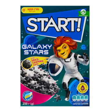 Сніданки сухі зернові Зірочки Start! к/у 250г