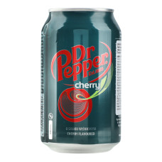 Напій безалкогольний газований Cherry Dr Pepper з/б 330мл