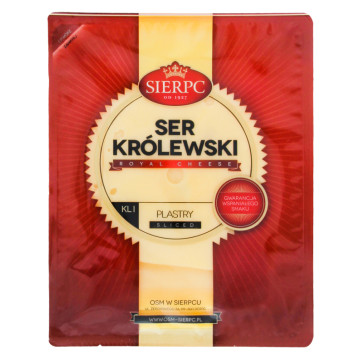 Сыр 45% нарезка Krolewski Sierpc лоток 150г