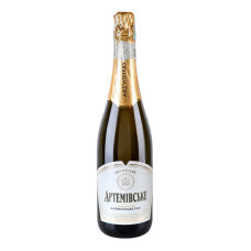 Вино ігристе 0.75л 10-13.5% біле напівсолодке Артемівське пл