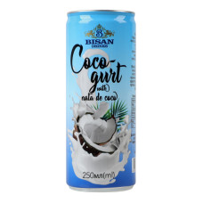 Напій кокосовий Nata de coco Bisan Drinks з/б 250мл