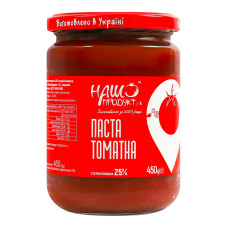 Паста томатна 25% стерилізована Наш продукт і К с/б 450г Паста томатна 25% стерилізована Наш продукт і К с/б 450г