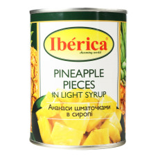 Ананас шматочками в сиропі Iberica з/б 565г