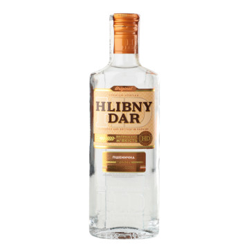 Горілка 0.25л 40% Пшенична Hlibny Dar пл