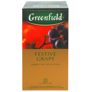 Чай трав'яний Festive Grape Greenfield к/у 25х2г