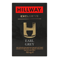 Чай чорний байховий листовий з ароматом бергамота та цедрою апельсина Earl Grey Exclusive Hillway в/с к/у 100г