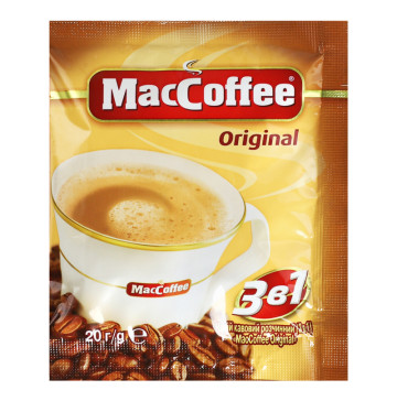 Напій кавовий розчинний MacCoffee 3в1 Original м/у 20г