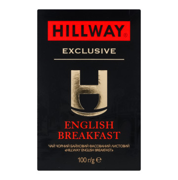 Чай чорний байховий листовий English Breakfast Hillway к/у 100г