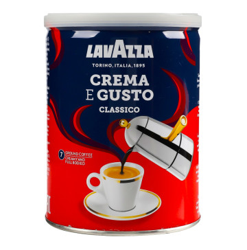 Кава мелена Lavazza Crema e Gusto з/б 250г