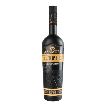 Бренді виноградний витриманий Reserve Black Barrel Aznauri 40% с/пл 500мл