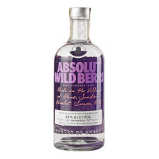 Горілка 700мл 38% ароматизована зі смаком диких ягід Wild berri Absolut пл