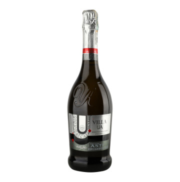 Вино ігристе 0.75л 10-13.5% біле солодке Salute Asti Villa UA пл