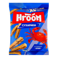 Сухарики житні Краб Hroom! м/у 100г