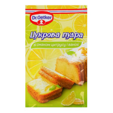 Пудра цукрова зі смаком цитрусу і ванілі Dr.Oetker м/у 50г