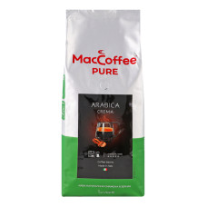 Кава натуральна смажена в зернах Arabica Crema Pure MacCoffee м/у 1кг