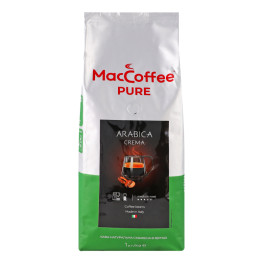 Кава натуральна смажена в зернах Arabica Crema Pure MacCoffee м/у 1кг